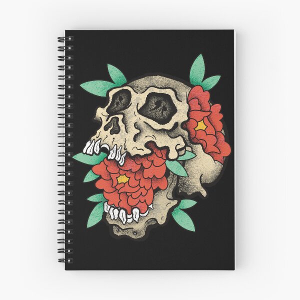 Item preview, Peony Skull Tattoo designed and sold by Shoganaink.
