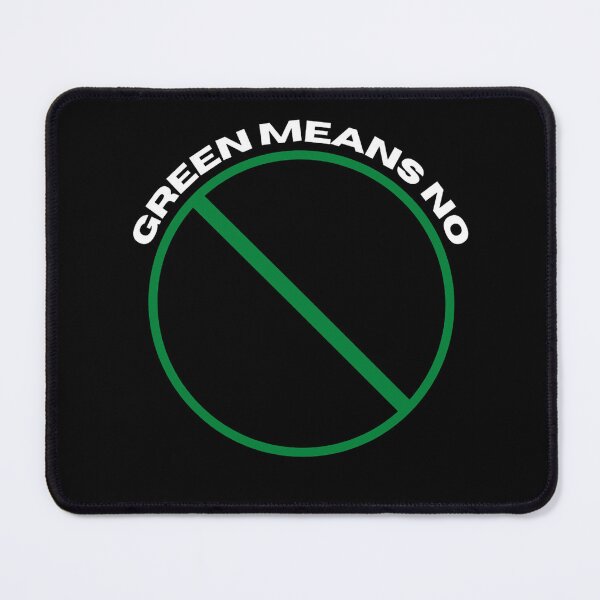 Item preview, Kristian Zenz: Green Means No Large Print  designed and sold by KristianZenz.