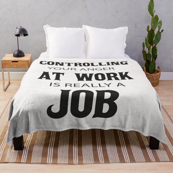 Item preview, controlling your anger at work is really a job funny shirt designed and sold by Crystakim.
