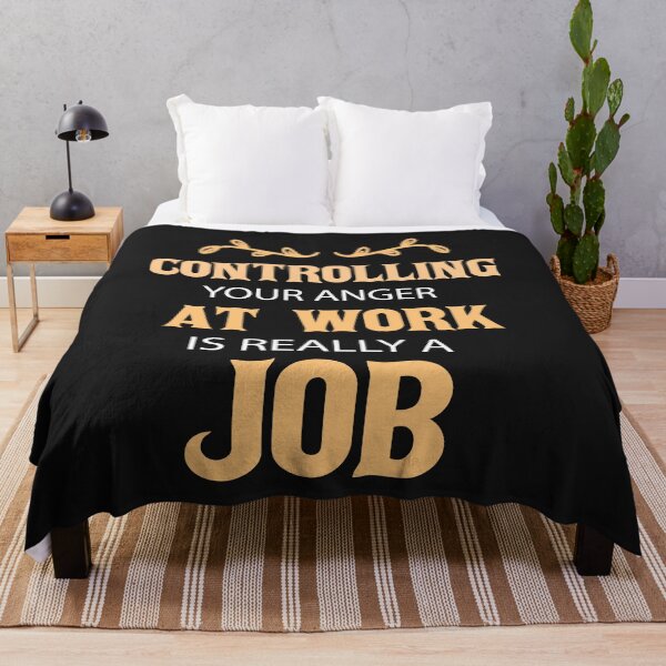 Item preview, Controlling your anger at work is really a job funny shirt designed and sold by Crystakim.