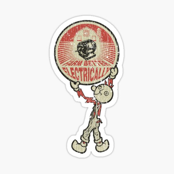Item preview, Reddy Kilowatt Farm Better Electrically 1930 designed and sold by AstroZombie6669.
