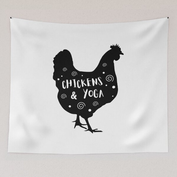 Item preview, Chickens and Yoga designed and sold by TheGreenGoat.