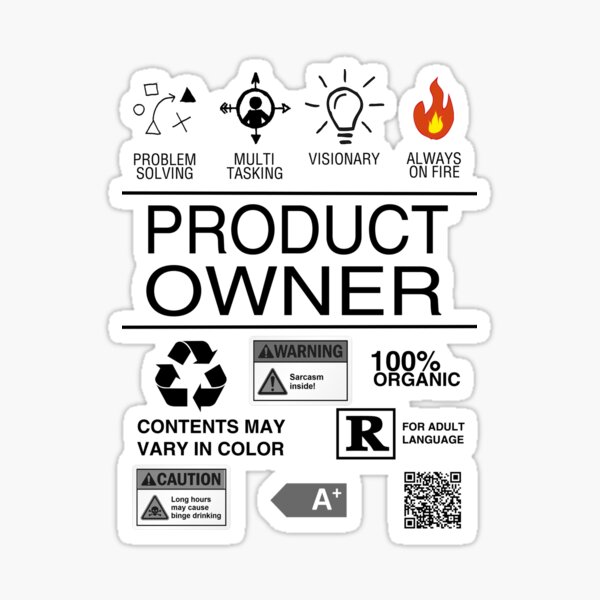 Product Owner Sticker