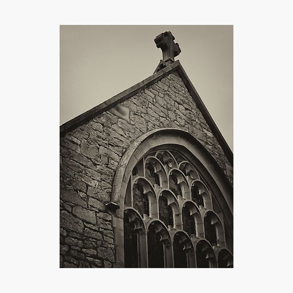 Item preview, St Michael's Church, Caerwys ~ A Monotone Image designed and sold by FlorriesAngels.