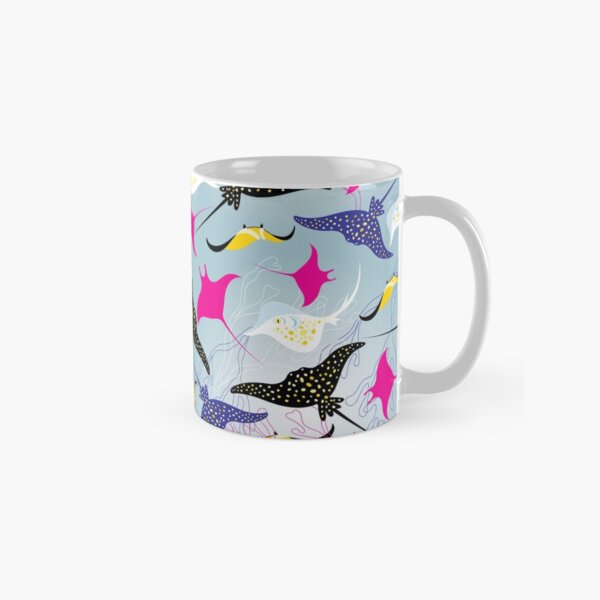 Seamless pattern stingray Classic Mug