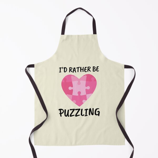 Item preview, I'd rather be puzzling- Puzzle lover Gift Valentine's Day designed and sold by BronikowskiART.