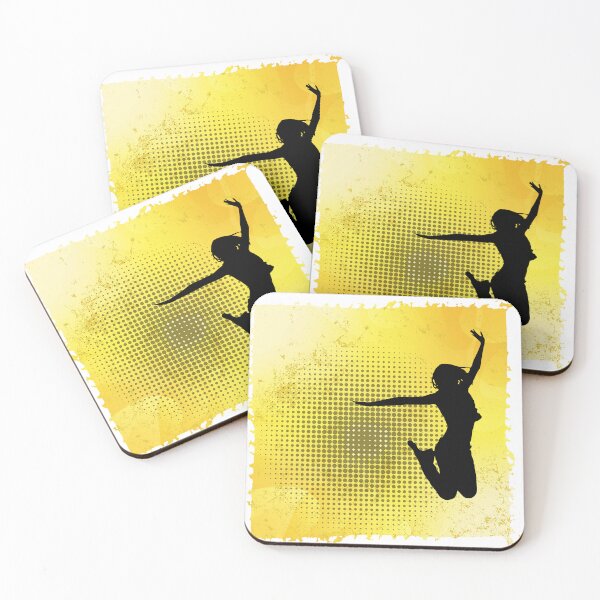 Item preview, Yellow Burst Jump Silhouette  designed and sold by Project182500.