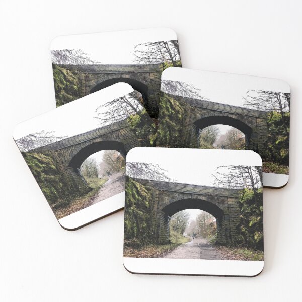Item preview, Trans Pennine Trail Penistone Winter Art Print designed and sold by summattodraw.
