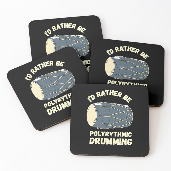 Item preview, I’d Rather Be Polyrythmic Drumming designed and sold by AbiBurtDesigns.