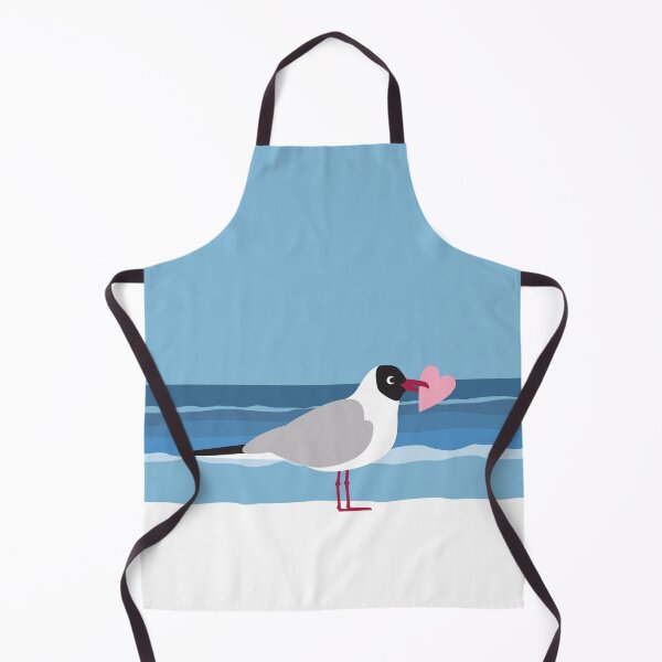 Item preview, Сute seagull in love by the sea designed and sold by Darina Gulbina.