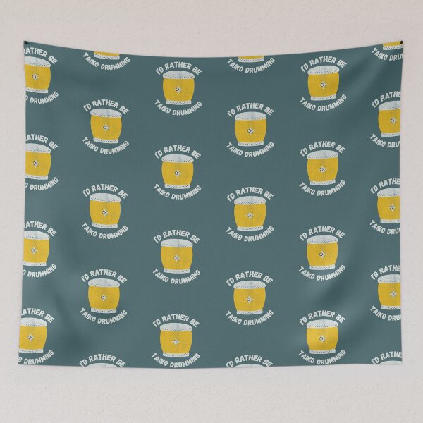 Item preview, I’d Rather Be Taiko Drumming designed and sold by AbiBurtDesigns.