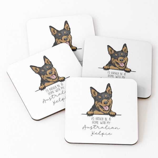 Item preview, I’d rather be at home with my Australian Kelpie designed and sold by Little Fuzz Shop.