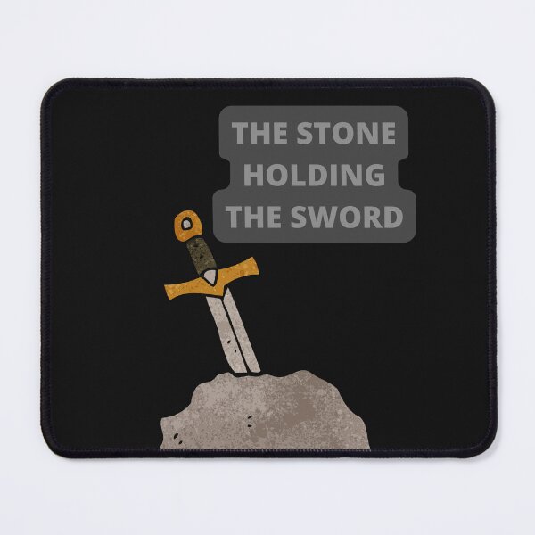 Item preview, THE STONE HOLDING THE SWORD designed and sold by Highhocreations.
