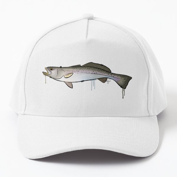 Spotted seatrout illustration Baseball Cap