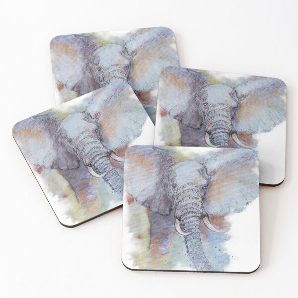 Item preview, Creative Watercolour Elephant Art  designed and sold by RonelBroderick.