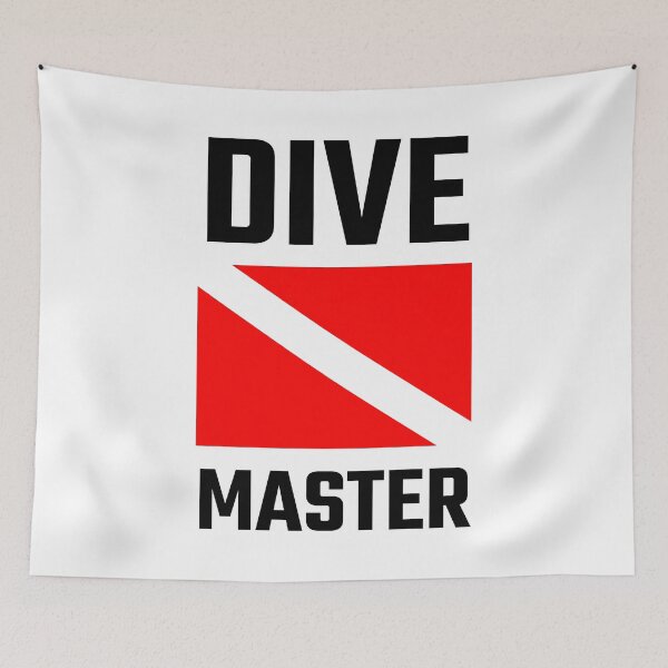 Artikelvorschau, Tauchmeister - Tauchflagge entworfen und verkauft von Gifts and more.