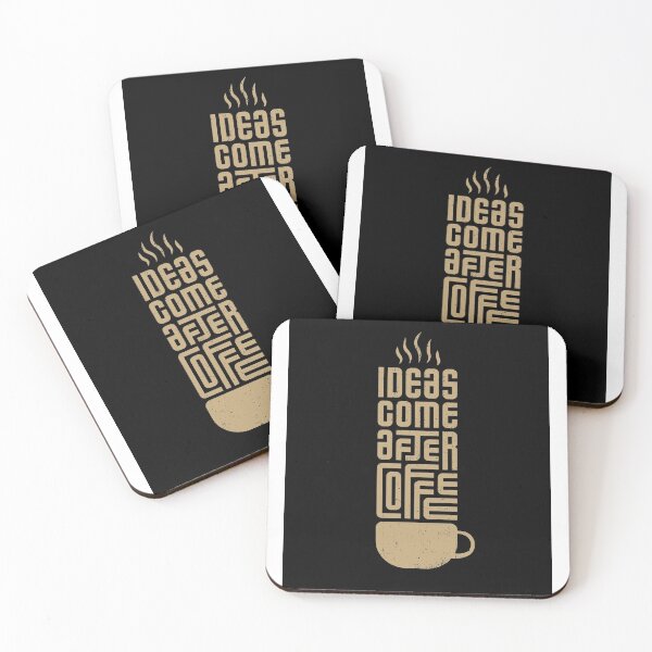 Item preview, Ideas come after coffee designed and sold by RiggsBubble.