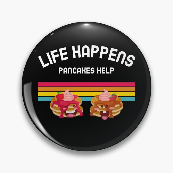 Item preview, Life Happens Pancakes Help Funny Breakfast Gift designed and sold by LADistrictGarb.