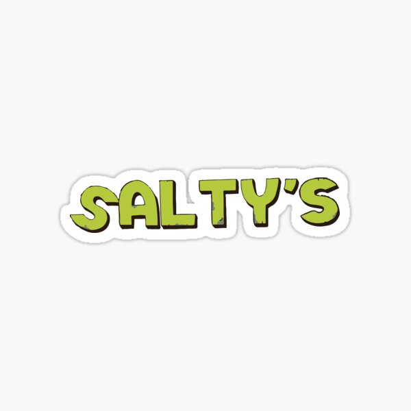 "Smiling Friends Salty's Shirt Classic TShirt" Sticker by bagelsaurus