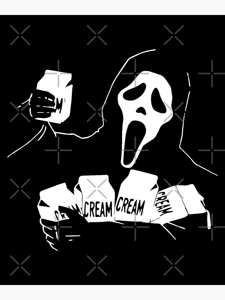 Disover scream 5 cream Premium Matte Vertical Poster