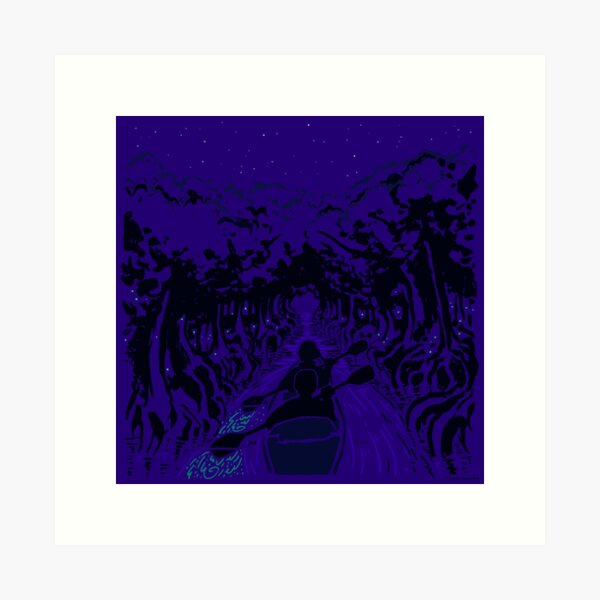 Bioluminescent Bay Art Print