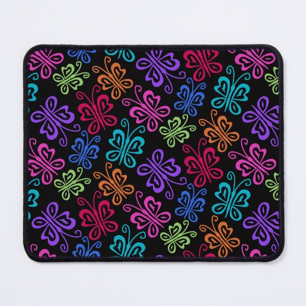 Item preview, Charming Butterflies in Bright Colors on Black designed and sold by Courtney Charles.