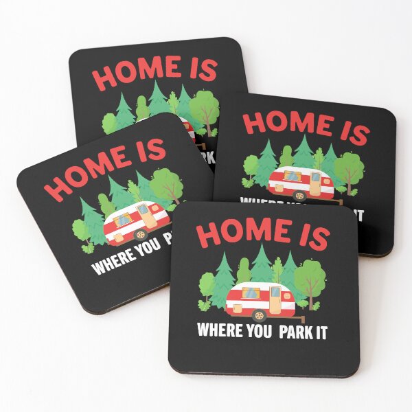 Item preview, Home is where you park it- outdoor camping  designed and sold by Englishmistress.