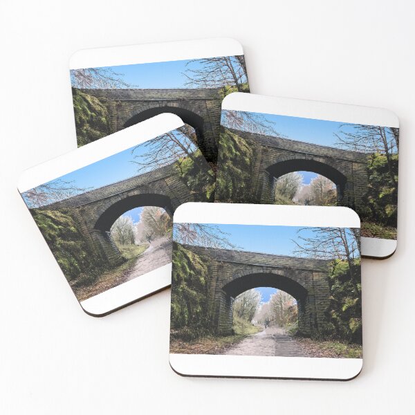 Item preview, Trans Pennine Trail Penistone Winter Blue Sky Art Print  designed and sold by summattodraw.