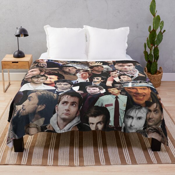 David Tennant Throw Blankets for Sale Redbubble