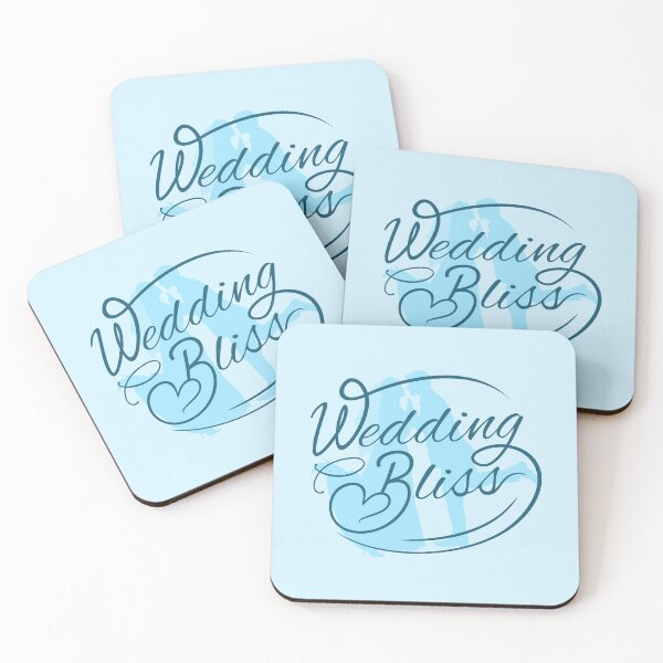 Item preview, Wedding Bliss - Turquoise/Light Aqua on Lt. Aqua designed and sold by PawsitiveMum.