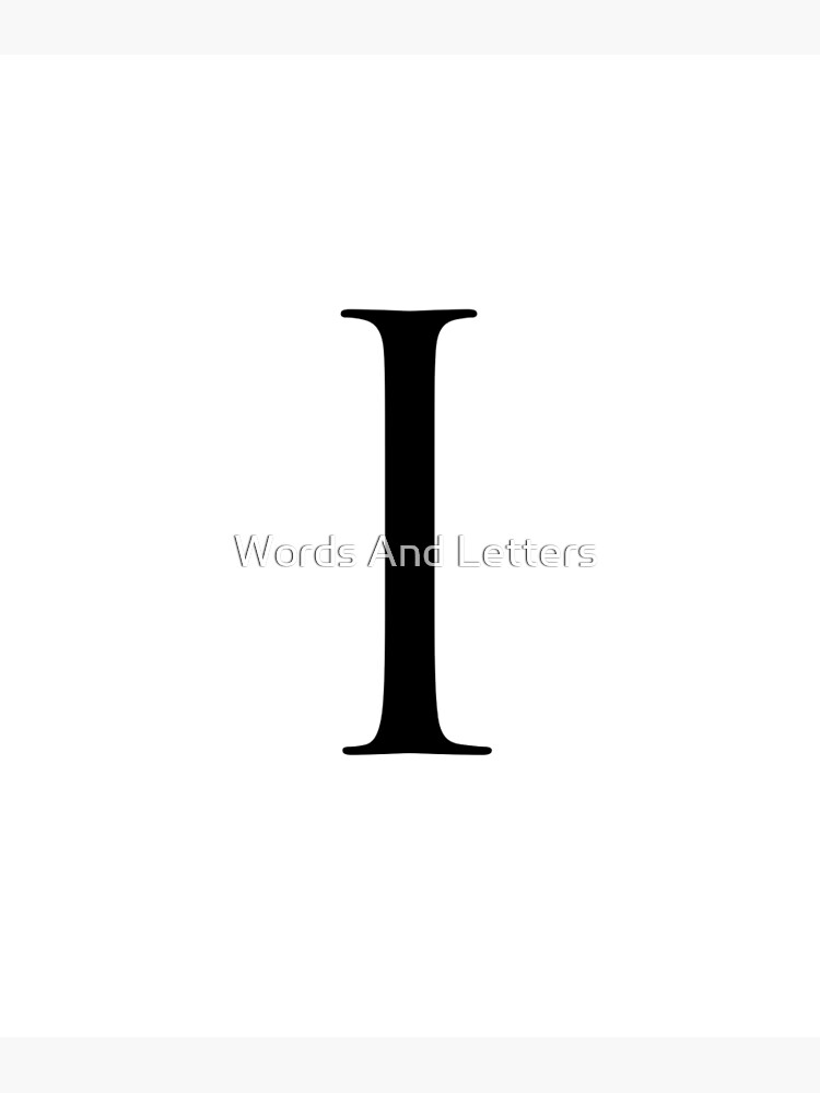 Letter I