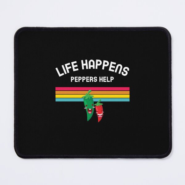 Item preview, Life Happens Peppers Help Funny Chef Gift designed and sold by LADistrictGarb.