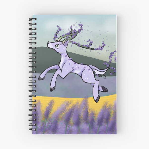 Item preview, Deer in lavender fields  designed and sold by BerryShyKittens.