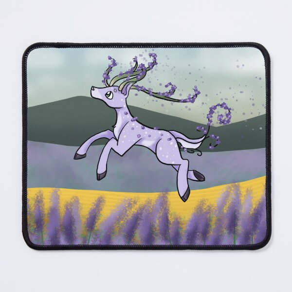 Item preview, Deer in lavender fields  designed and sold by BerryShyKittens.