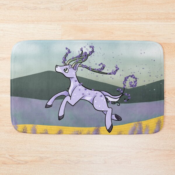 Item preview, Deer in lavender fields  designed and sold by BerryShyKittens.