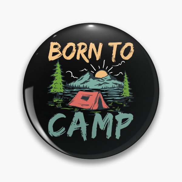Item preview, Born to camp designed and sold by Englishmistress.