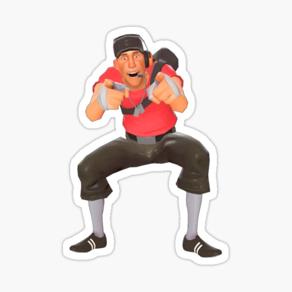 Tf2 Scout Schadenfreude Sticker For Sale By Dragard Redbubble 9620