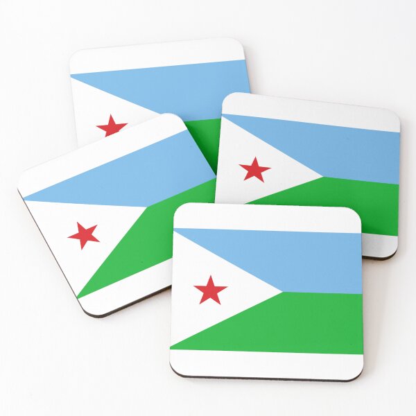 Item preview, Djibouti Flag  designed and sold by obviouslogic.