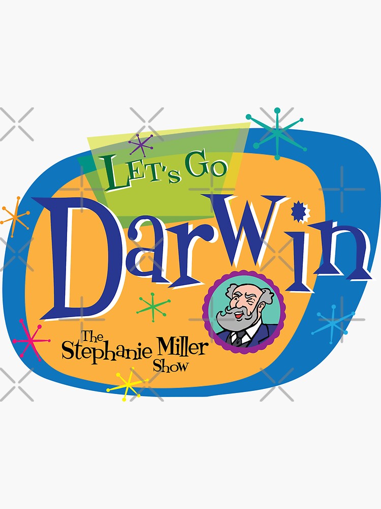 Thumbnail 3 of 3, Sticker, Let's Go Darwin 4 designed and sold by SMShow.