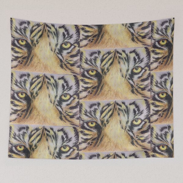 Item preview, Water colour Tiger Pencil Art eye Closeup designed and sold by RonelBroderick.