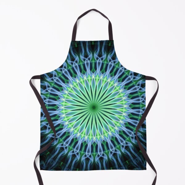 Item preview, Glowing blue and green mandala designed and sold by JBlaminsky.