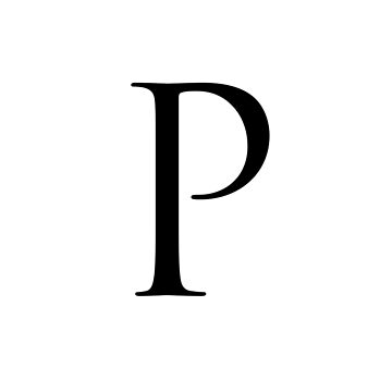 Letter P