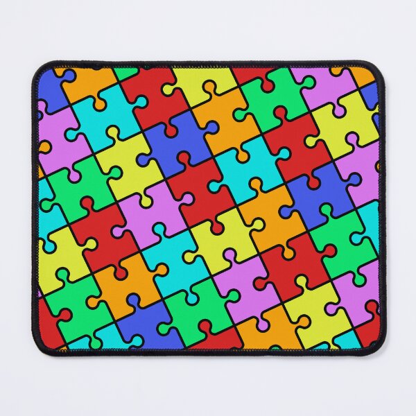 Aperçu de l'œuvre Motif multicolore, motif mosaïque, créée et vendue par MacPattern.
