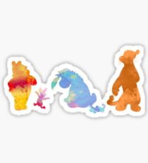 Friends together Inspired Silhouette Sticker