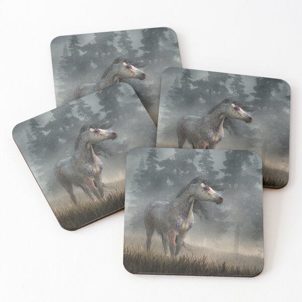 Item preview, Dapple Gray War Horse designed and sold by Daniel Eskridge.