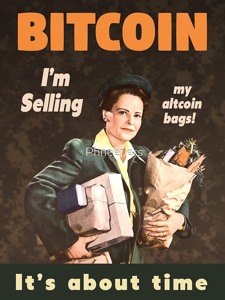 Disover Bitcoin - I'm Selling! Premium Matte Vertical Poster