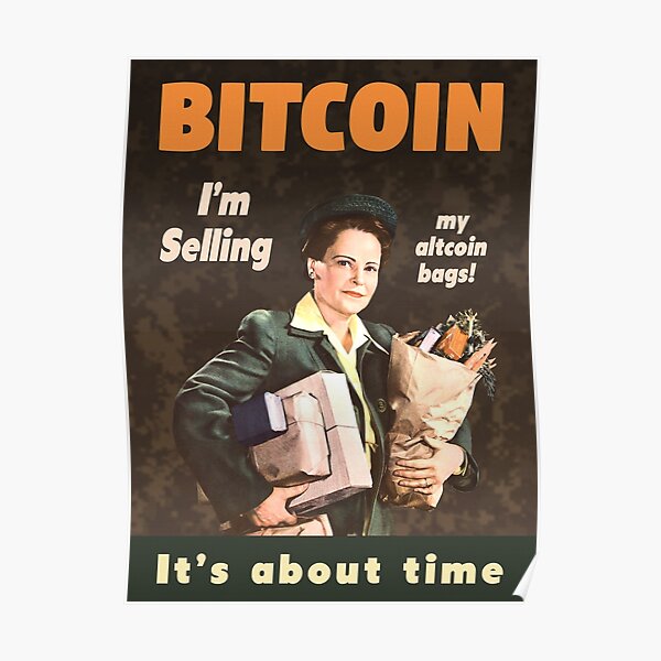 Bitcoin - I'm Selling! Poster