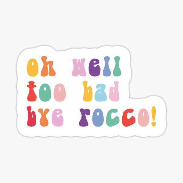 Rocco Stickers for Sale | Redbubble