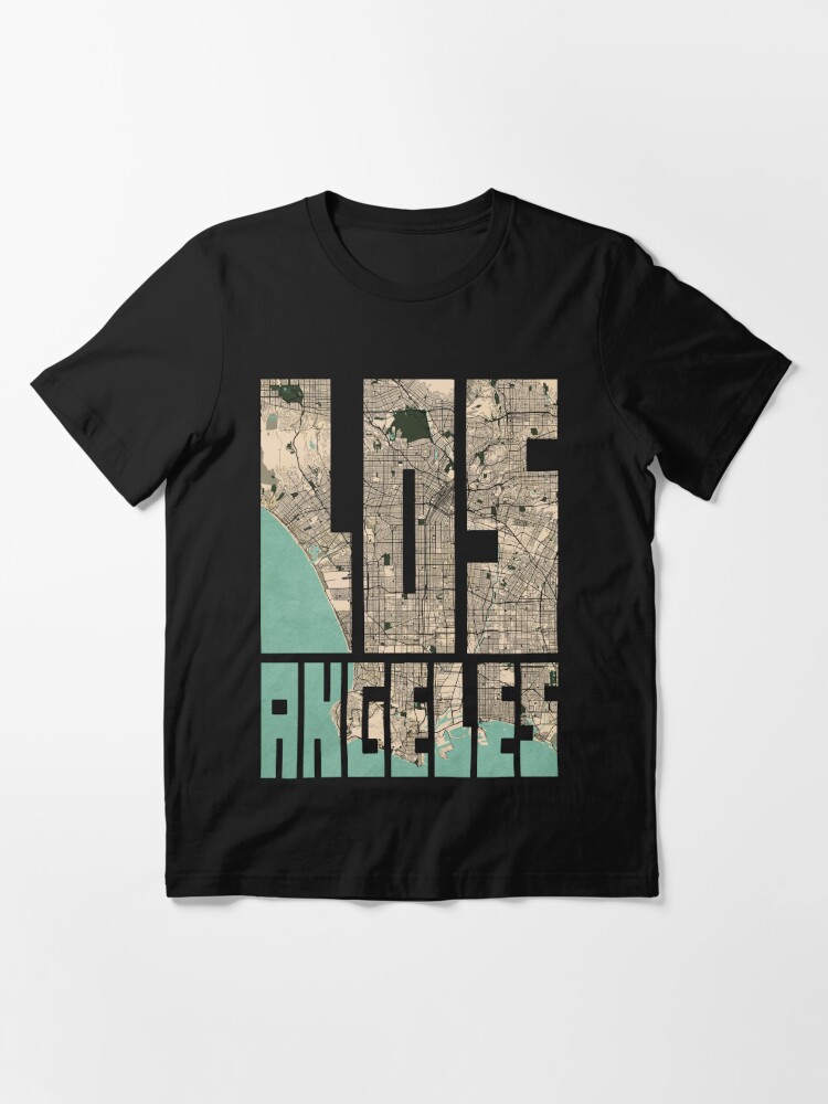 Vintage Map of Los Angeles CA - 1884 T-Shirt