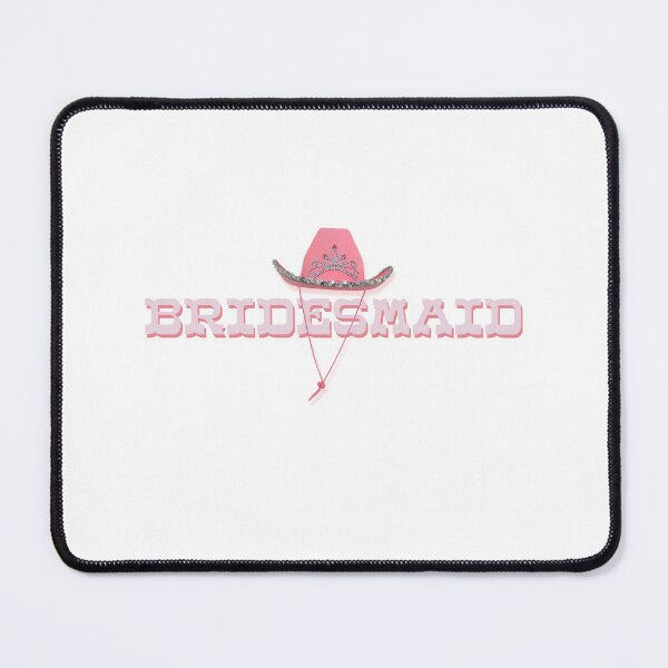 Item preview, Bridesmaid Pink Cowboy Hat designed and sold by AshTreeCrtvCo.